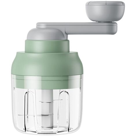 Hachoir à Ail Manuel Multifonction, Légumes et Noix, Pratique pour Cuisine Maison et Extérieur, Vert (1/5)