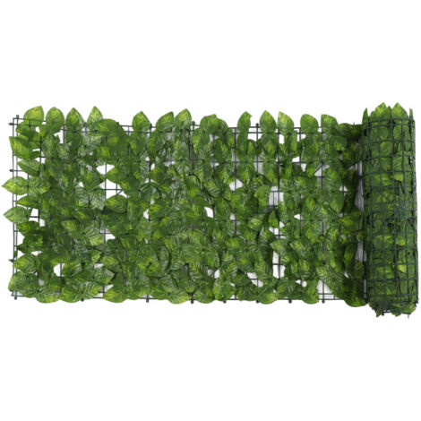 Haie Artificielle Imprimée Pomme Verte 0,5x3m - Décoration Murale Balcon Jardin Sans Entretien (1/5)
