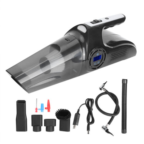 Aspirateur sans fil rechargeable USB 120W multifonction 4 en 1 avec lumière pour voiture et maison (1/5)