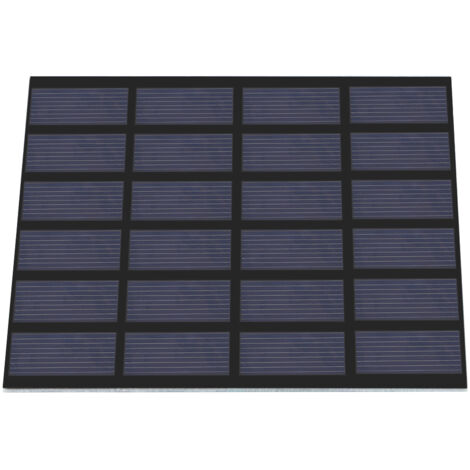 Panneau solaire polycristallin 6V 1.5W mini, plaque stratifiée PET pour chargeur de batterie DIY et extérieur (1/5)