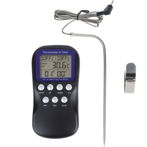 Thermomètre Numérique Électrique pour Cuisson au Four, Grill et Barbecue - Accessoire de Cuisine (1/5)