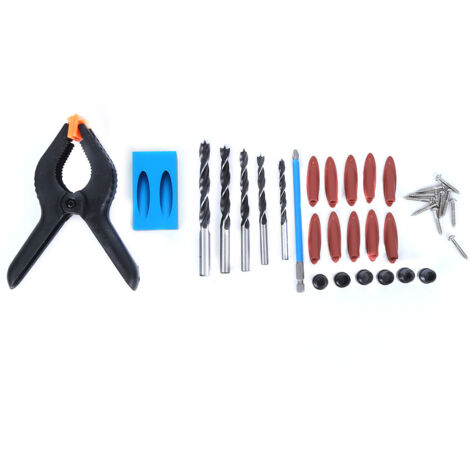 Kit de positionnement pour perçage oblique en alliage d'aluminium, accessoire de menuiserie (1/5)
