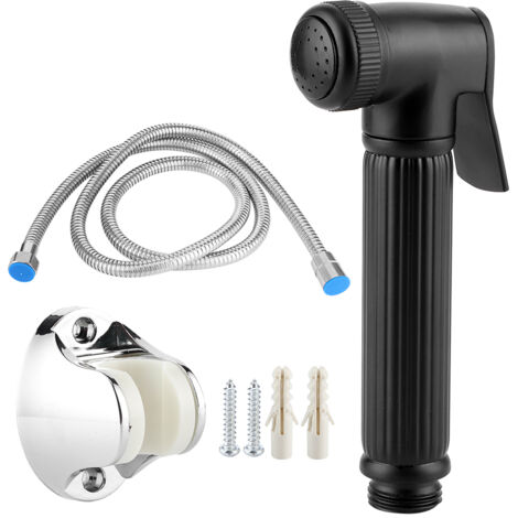 Kit de Bidet à Main avec Raccord Fileté G1/2, Douchette Toilette en Cuivre et Support pour Salle de Bain (1/5)