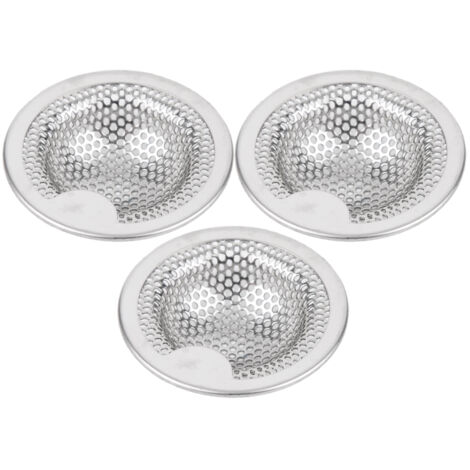 Passoire d'évier en acier inoxydable, bouchon anti-obstruction avec panier filtre pour évier de cuisine (S) (1/5)