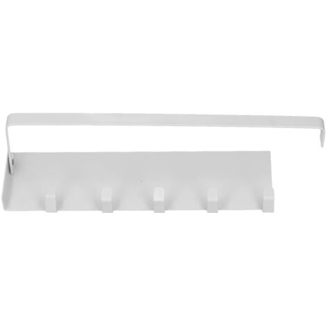 Étagère latérale réfrigérateur pliable, grande capacité magnétique avec crochets pour épices et condiments, blanc (1/5)