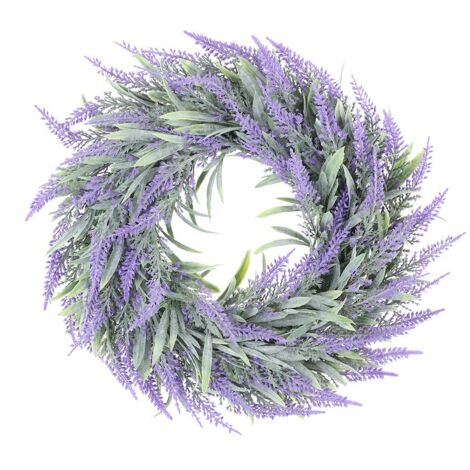 Couronne de fleurs artificielles en plastique pour décoration de mariage et décoration intérieure (1/5)
