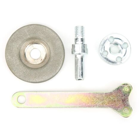 Meule de 5,6 cm à grain 360 pour aiguisage d'outils de coupe et forets (1/5)