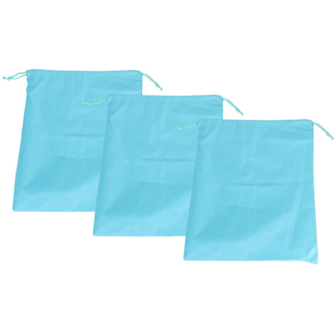 3 Pièces Grands Sacs Nylon Imperméables Anti-Poussière avec Cordon pour Rangement Vêtements Chaussures (1/5)