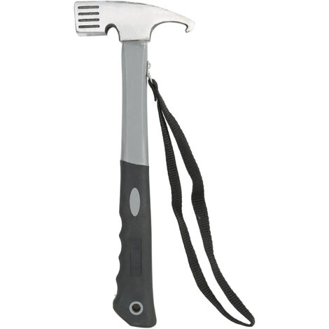 Marteau multifonction en acier haute teneur en carbone pour extraction de piquets de tente (1/5)