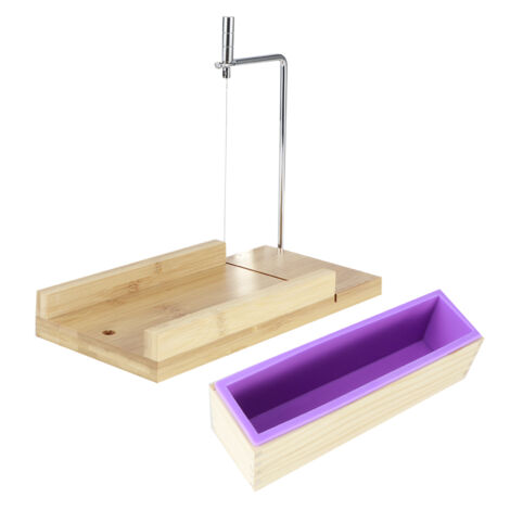 Machine à couper le savon multifonction réglable à fil pour DIY avec moule en bambou (sans couvercle) (1/5)