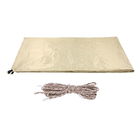 Voile d'ombrage imperméable 3,6x3,6m pour terrasse et jardin - Protection UV et intempéries (1/5)