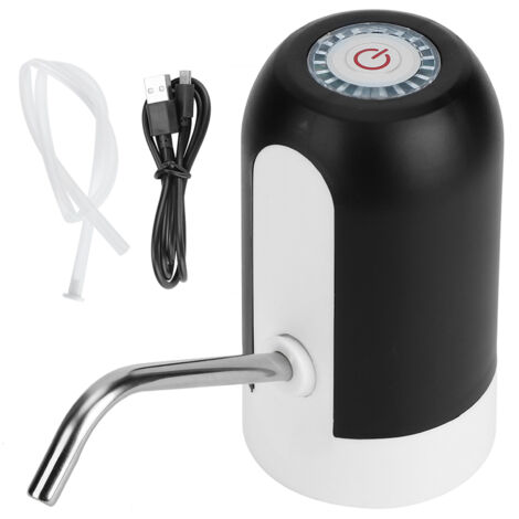 Pompe à eau USB portable intelligente pour bouteilles, distributeur d'eau potable pour maison, 5V DC noir (1/5)