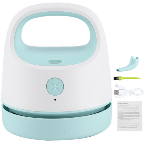 Aspirateur de Bureau Portable USB Rechargeable pour Voiture et Maison - Nettoyage de Table (1/5)