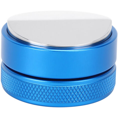 Distributeur à Café Réutilisable en Acier Inoxydable, Base Convexe Bleue 51mm Ajustable en Hauteur (1/5)