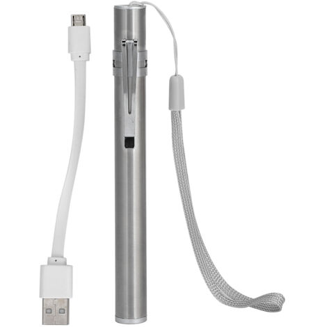Lampe torche stylo USB rechargeable LED pour diagnostic médical, infirmiers, médecins