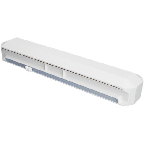 Dispenser à film étirable avec couteau coulissant - Coupe lisse et réglable - Pour aluminium et plastique - 38,5x7,5 cm - Réutilisable (1/5)