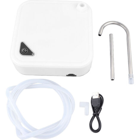 Distributeur de Bouteille Électrique Rechargeable USB pour Cuisine de Camping - Fonctionnement Facile et Design Blanc (1/5)