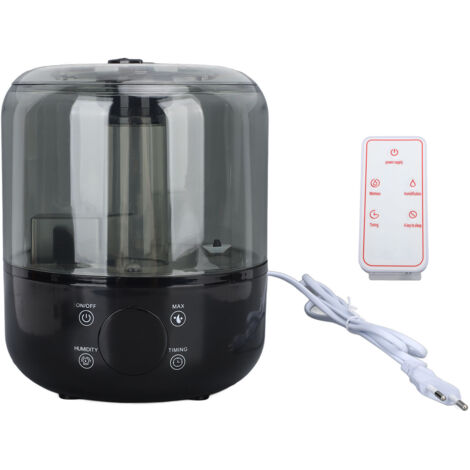 Humidificateur Ultrasonique 3L Silencieux Grande Capacité Double Brumisation Noir EU Plug (1/5)
