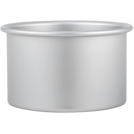 Moule à Gâteau Rond en Alliage d'Aluminium avec Fond Amovible - Accessoire de Cuisine DIY