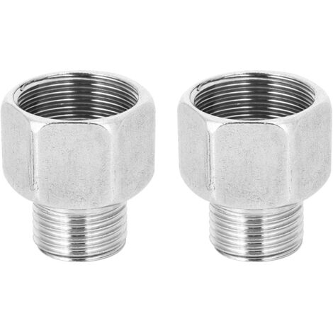 Adaptateur de Raccord Fileté Réducteur en Acier Inoxydable, Mâle G1/2 Femelle G3/4 pour Tuyauterie (1/5)