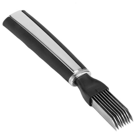 Couteau Multifonction en Acier Inoxydable pour Oignons et Légumes - Râpe à Échalotes et Ciseaux à Herbes pour Cuisine (1/5)