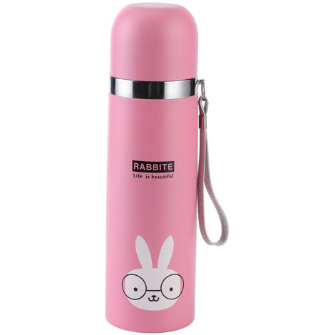 Gourde isotherme en acier inox 500ml pour enfants - Design mignon et portable (1/5)
