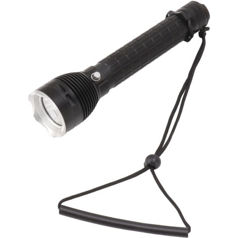 Lampe de plongée 3200 Lm IPX8 étanche alliage aluminium 3 modes d'éclairage pour aventure sous-marine