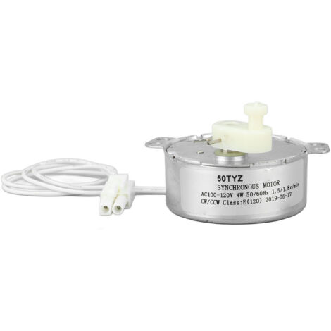 Moteur Tourne-Oeuf 4W pour Couveuse, Rotation Automatique pour Oeufs de Poules, Canards, Oies et Volailles, 100-120V