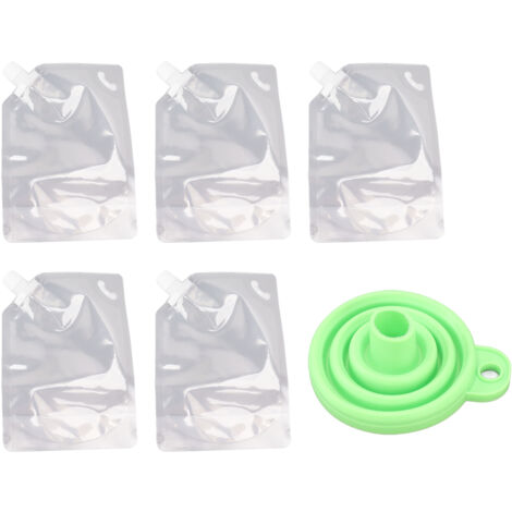 5 Sacs de Rangement Alimentaire Réutilisables pour Riz, Céréales, Farine et Noix - 1kg (1/5)
