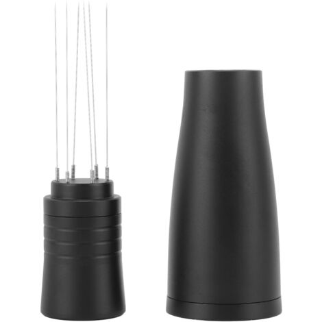 Distributeur de Poudre de Café Professionnel, Aiguille Plate pour Mélange Café de Qualité Alimentaire - Pour Café, Maison, Voyage, Noir (1/5)