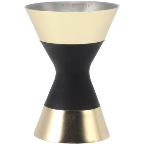 Jigger Double Face en Acier Inoxydable avec Échelle pour Bar - Doré (1/5)