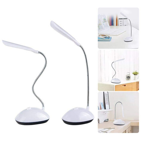 Lampe de Bureau LED Rotative 360° Lumière de Lecture Portable avec Protection des Yeux