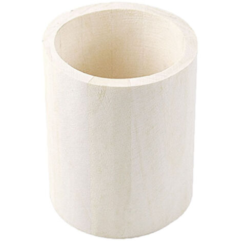 Porte-stylo rond en bois - Organisateur de bureau pour crayons et fournitures de bureau