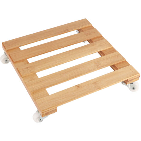 Étagère à Fleurs Roulante pour Intérieur, Support de Plantes Mobile avec Roulettes pour Salon, Jardin et Bonsaï (1/5)