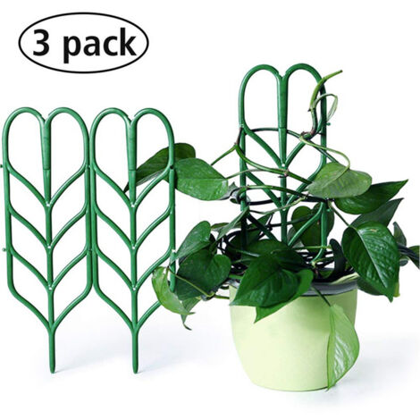 Support pour Plantes Grimpantes en Pot Treillis Jardin DIY Plastique (1/5)