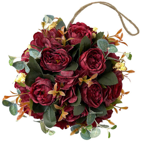 Fausse Hortensia Pivoine Fleur Artificielle Décoration Jardin Terrasse Intérieur (1/5)