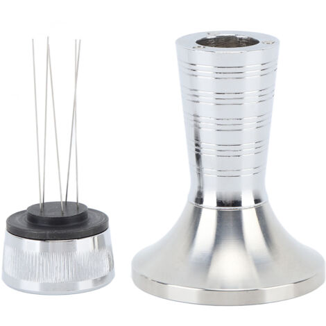 Tampon à café avec base incurvée, presse et distributeur pour barista maison, 58mm / 2.28 pouces (1/5)