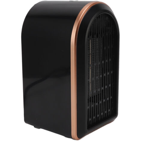 Radiateur Ventilateur Céramique PTC Portable 220V-240V Noir Gris pour Maison Bureau (1/5)