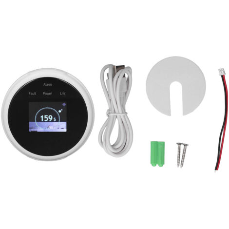 Détecteur de gaz naturel intelligent WiFi, alarme fuite GPL avec alimentation USB pour gaz combustibles (1/5)