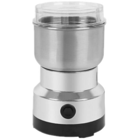 Moulin électrique 4 lames couvercle transparent sécurité multifonction pour café, herbes, grains prise US 110V (1/5)