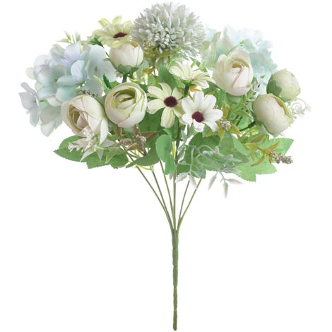 Fleur Artificielle Réaliste en Soie pour Décoration Mariage Boutique Maison Verte (1/5)