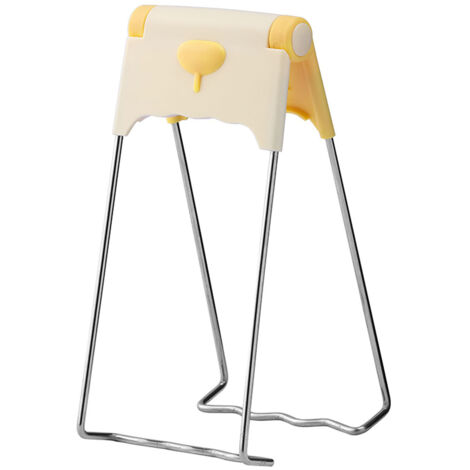 Pince de cuisine professionnelle ergonomique pour assiettes chaudes, jaune, idéale pour hommes et femmes (1/5)