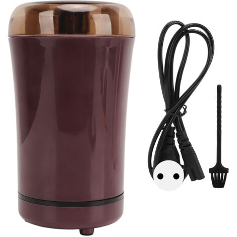 Moulin à café électrique portable multifonction, lames en acier inoxydable, pour épices et herbes, 150W, violet, prise UE 220V (1/5)