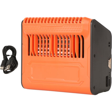 Ventilateur de ceinture sans lames portable, rechargeable USB 10000mAh, mains libres pour activités extérieures (1/5)