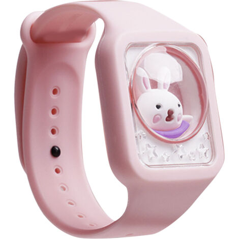 Bracelet Anti-Moustiques pour Enfants - Efficace, Sûr et Durable - Multifonction - Rose - Idéal pour Activités Extérieures (1/5)