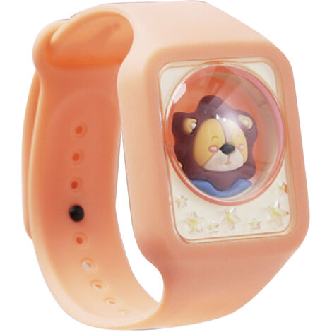 Bracelet Anti-Moustiques pour Enfants - Efficace, Sécuritaire et Durable - Idéal pour Activités Extérieures - Couleur Orange (1/5)