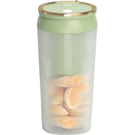 Presse-fruit Portable USB Mini 300ml Vert Clair pour Maison Bureau Voyage (1/5)