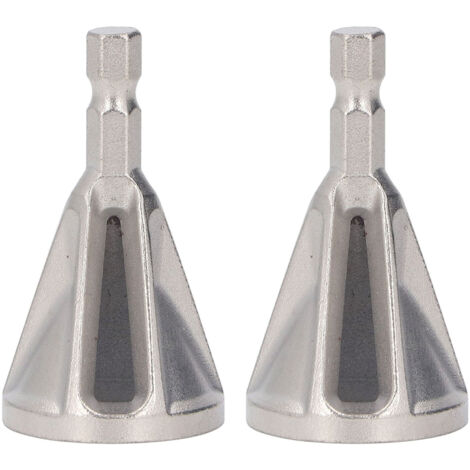 2 pièces Outil à Chanfrein Externe 6 Fentes Cr12MoV Débavurage Acier Inoxydable (1/5)