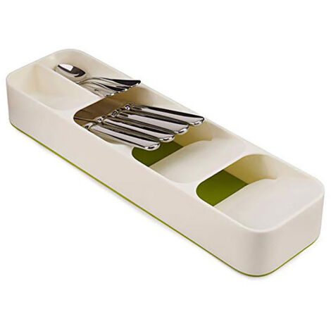 Rack de rangement pour couteaux de cuisine, organisateur d'ustensiles multifonction pour tiroir, support de couverts sur comptoir (1/5)