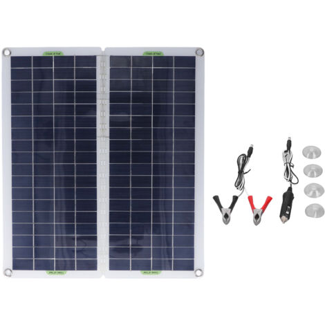Panneau Solaire Portable 40W Pliable en Polycristallin pour Camping Car et Randonnée (1/5)